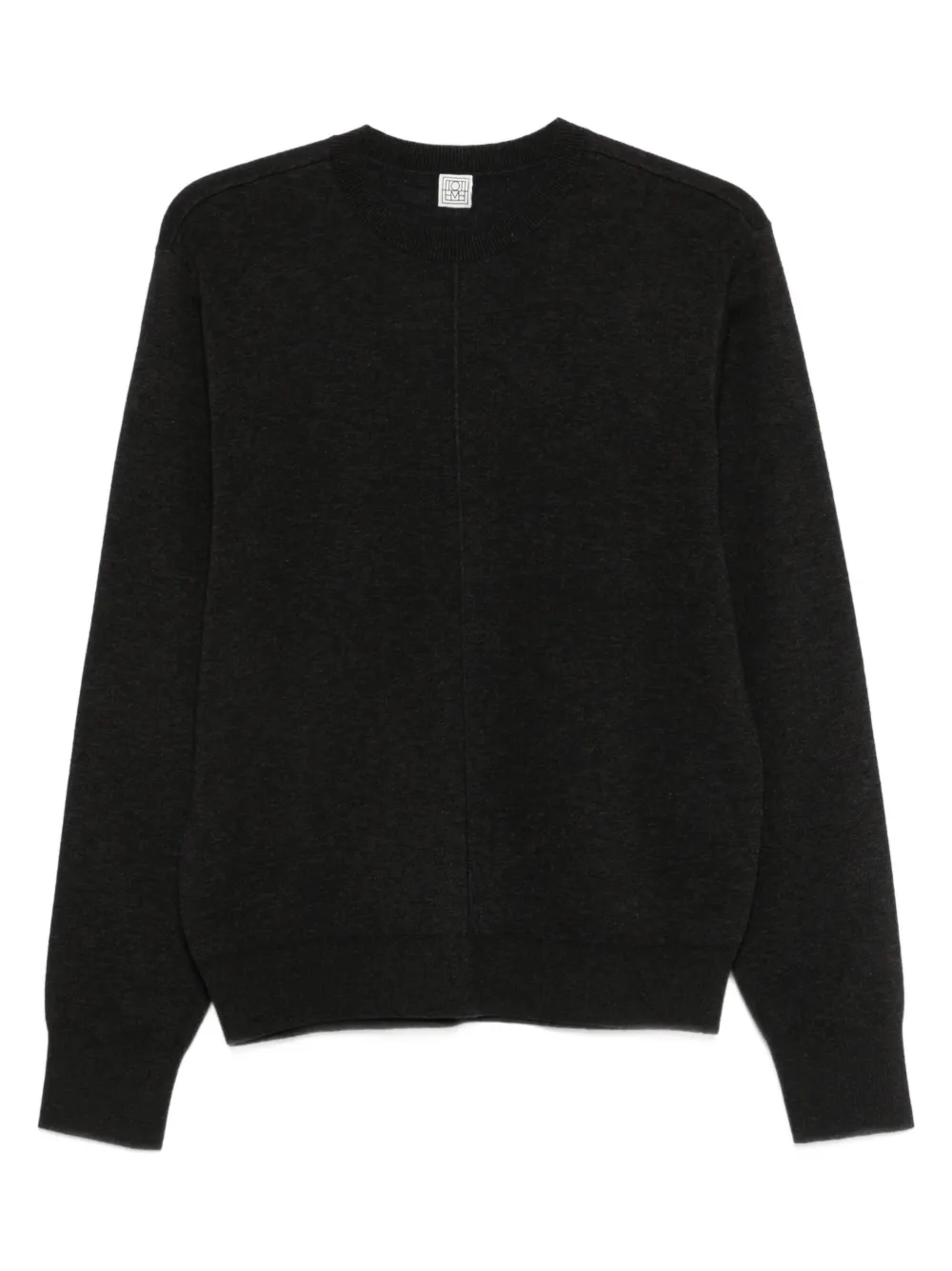 Totême Crew-neck Sweater In Black