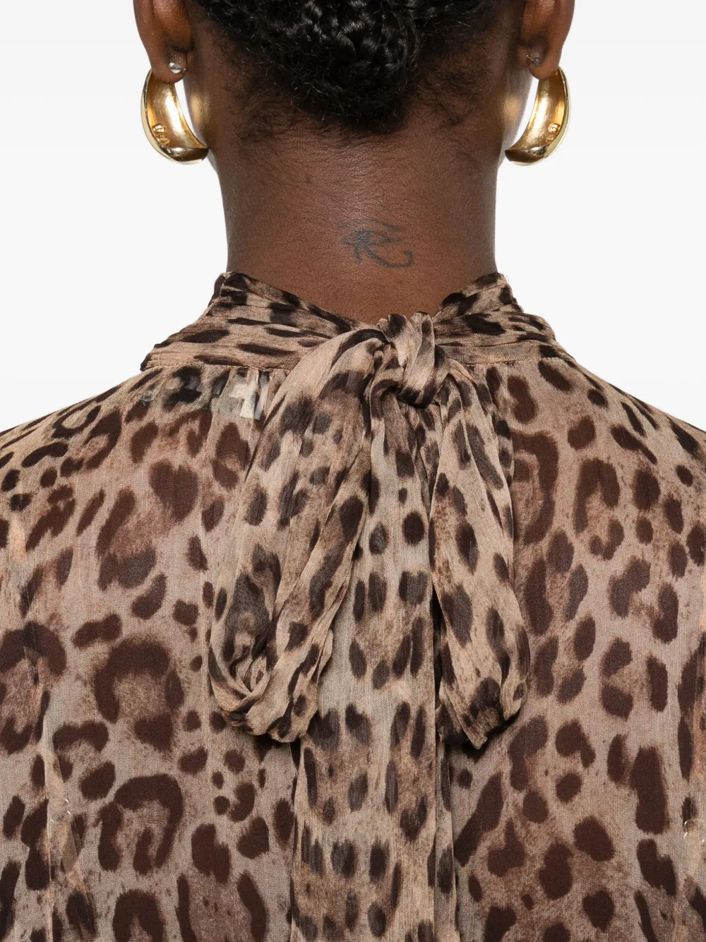 Rixo London Anaya Tiered Mini Dress In Animal Print