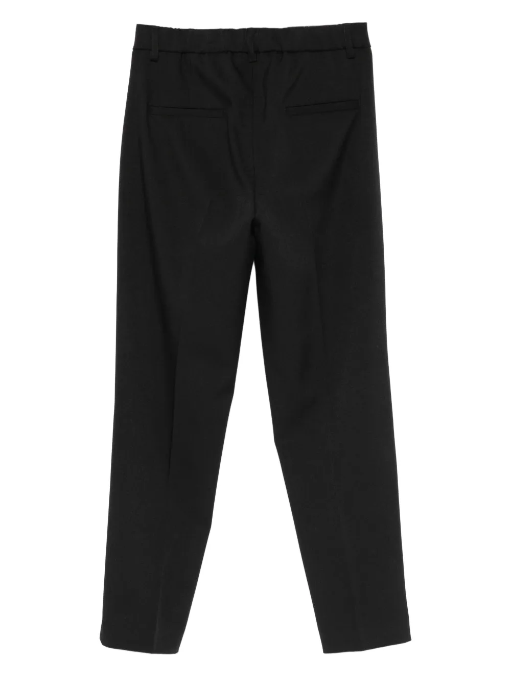 Cenere GB Broek met elastische tailleband - Zwart