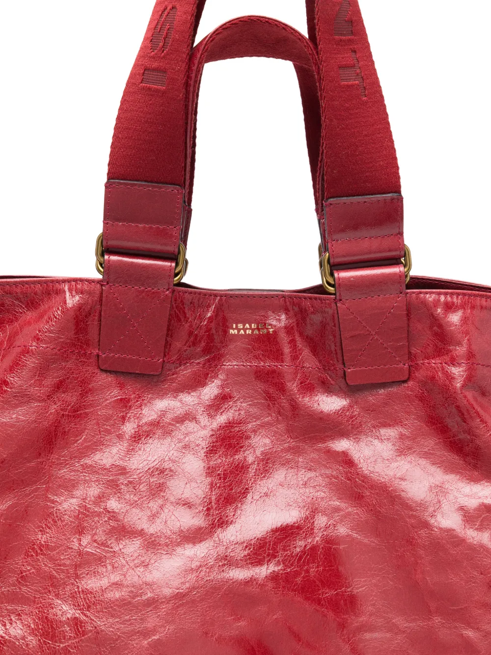 Isabel Marant Wardy Top-handle Tote Bag In Red