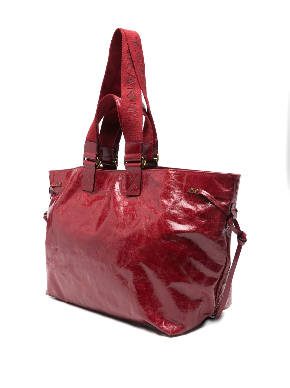 Isabel Marant Wardy Top-handle Tote Bag In Red