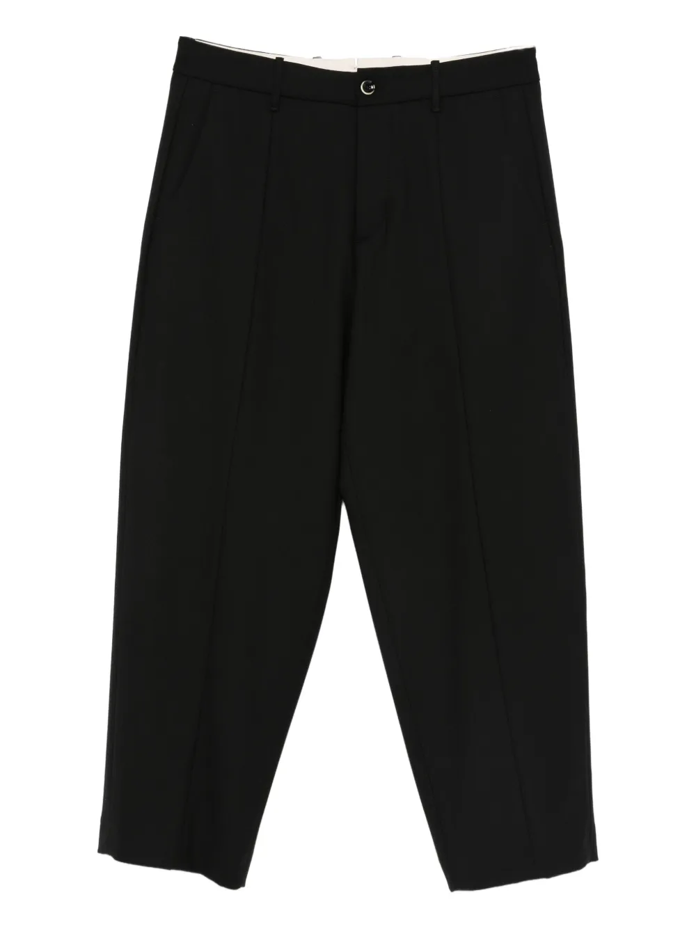 Nine In The Morning Meteorite Seam-pocket Trousers In Black