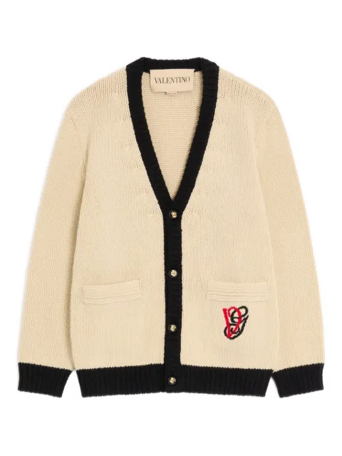 Valentino Garavani embroidered wool cardigan