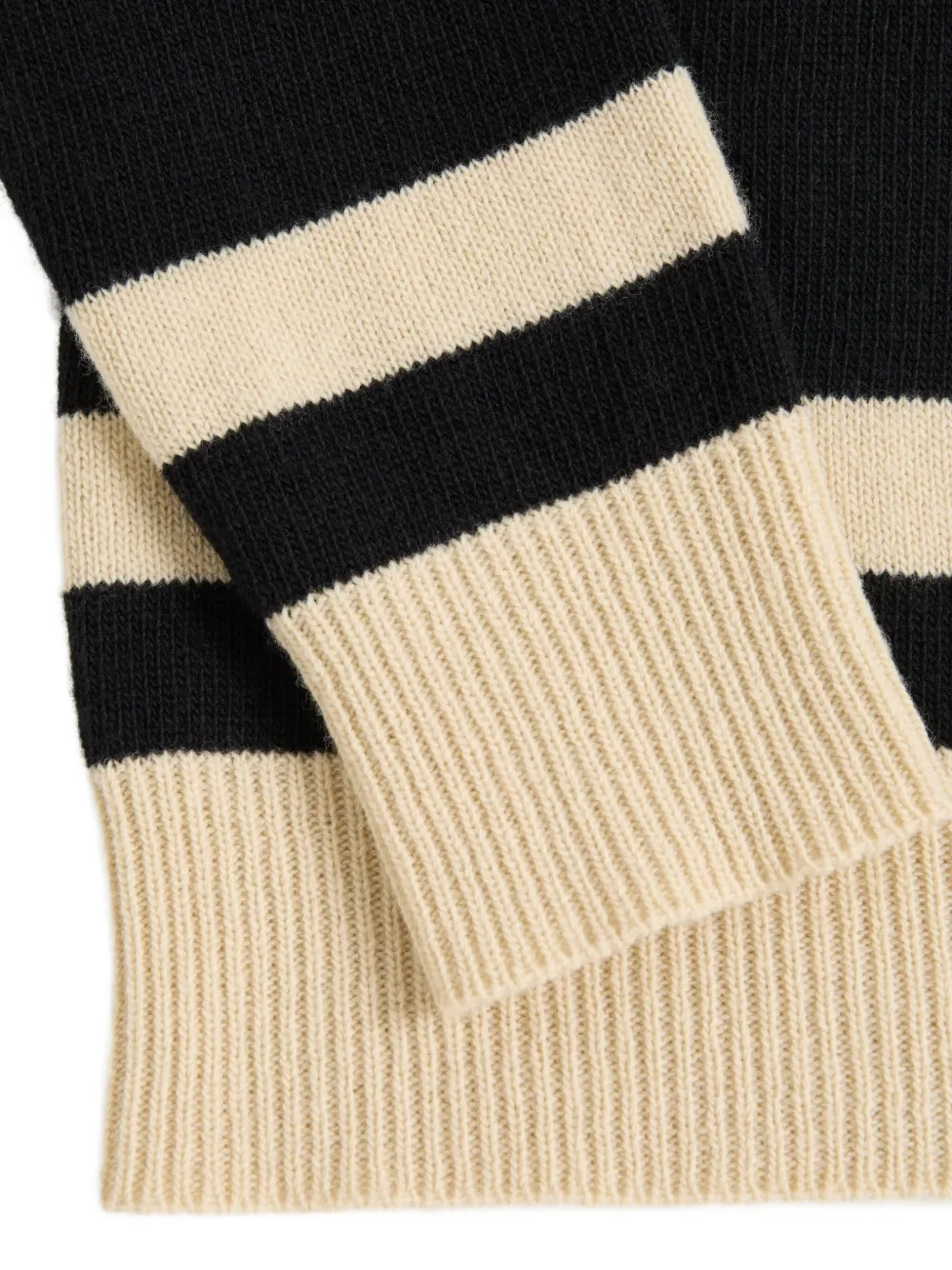 Valentino Garavani VLogo trui met hoge hals en borduurwerk Zwart