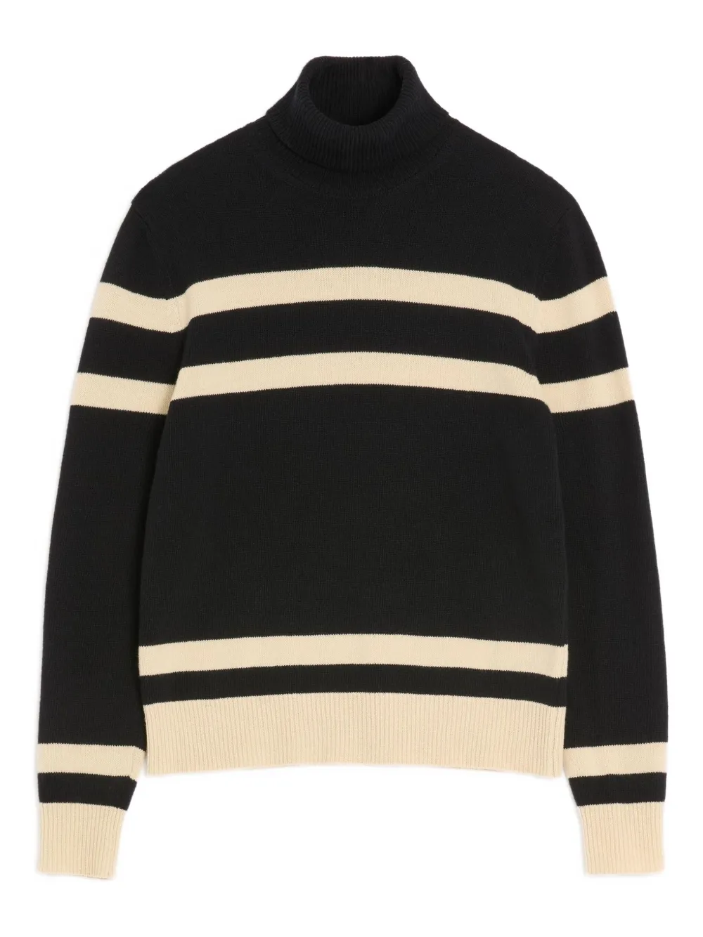 Valentino Garavani Vロゴ ハイネック セーター - ブラック