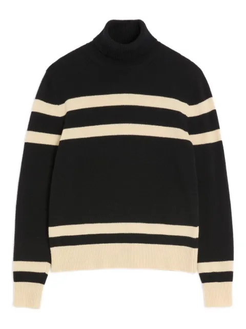 Valentino Garavani سويتر مطرز برقبة عالية وشعار V