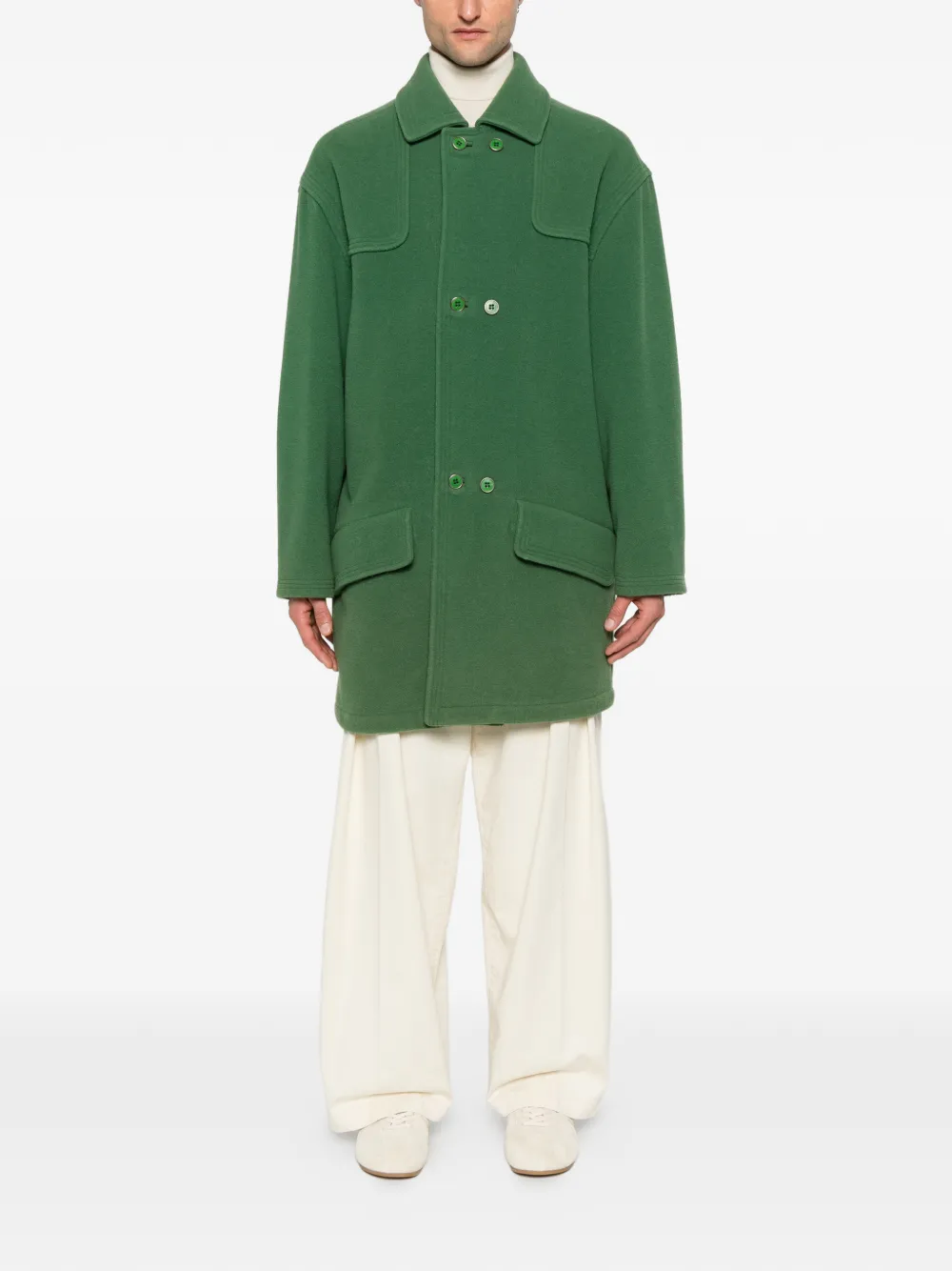 Versace Pre-Owned 1980s buttoned pocket coat | Image 2