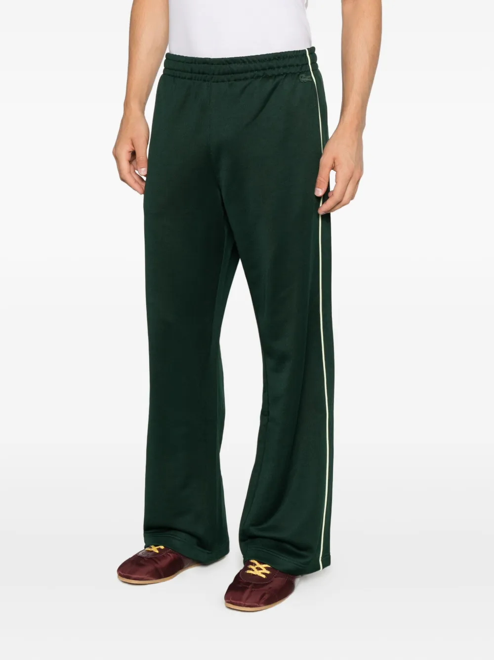 Lacoste Trainingsbroek met streepdetail Groen