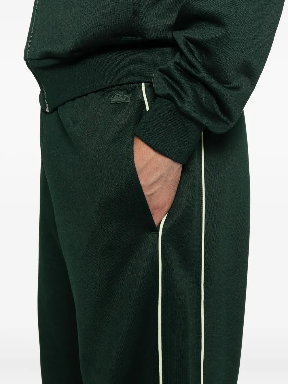 Lacoste Trainingsbroek met streepdetail Groen