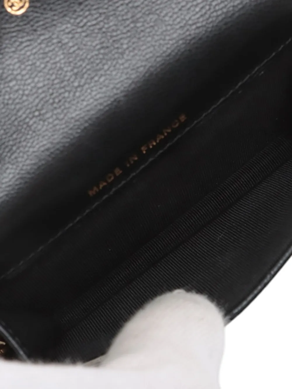 Pre-owned Chanel 2021 Mini Quilted Goatskin Punk Essentials Chain Flap Belt Bag In Black