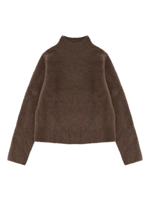 BOSS suéter con cuello alzado