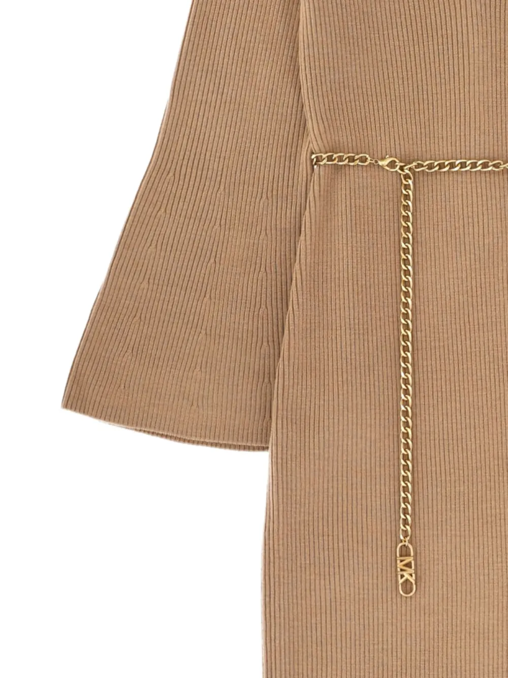 Michael Michael Kors V-neck chain-detail maxi dress - Beige