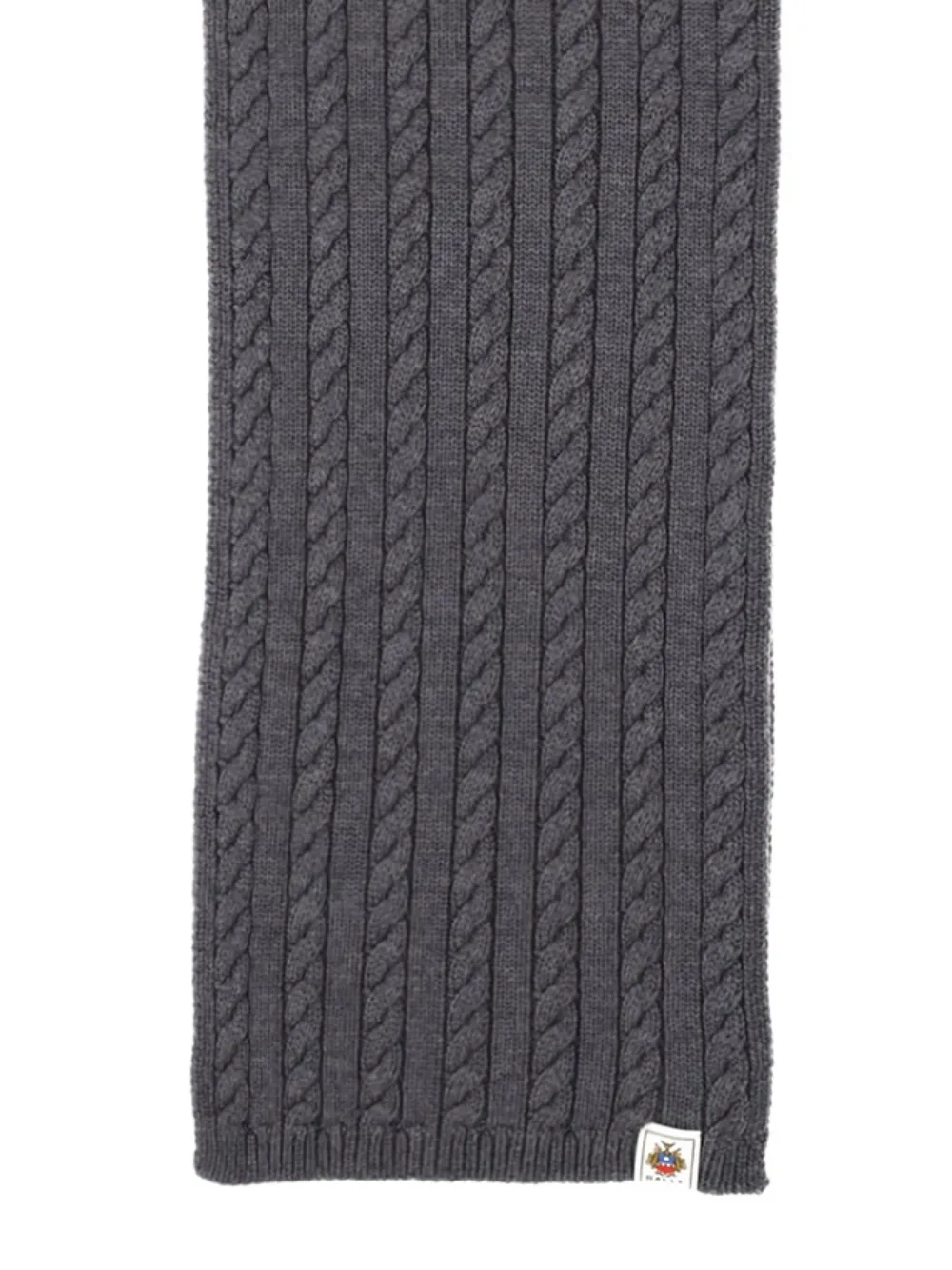 Bally cable-knit scarf - Grijs
