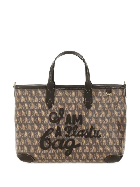 Anya Hindmarch appliqué pattern tote bag