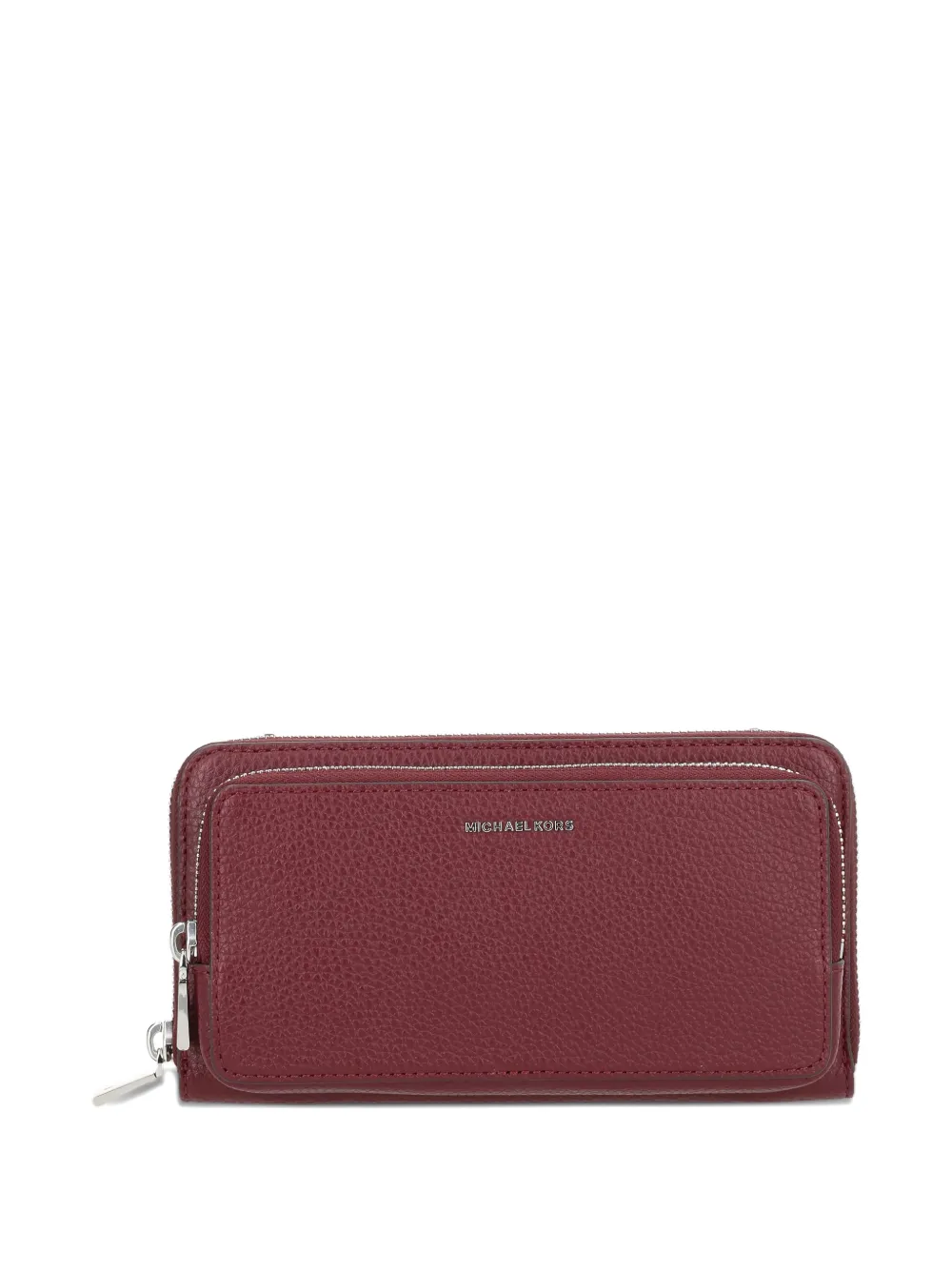 Michael Michael Kors zip-up leather wallet - Rood