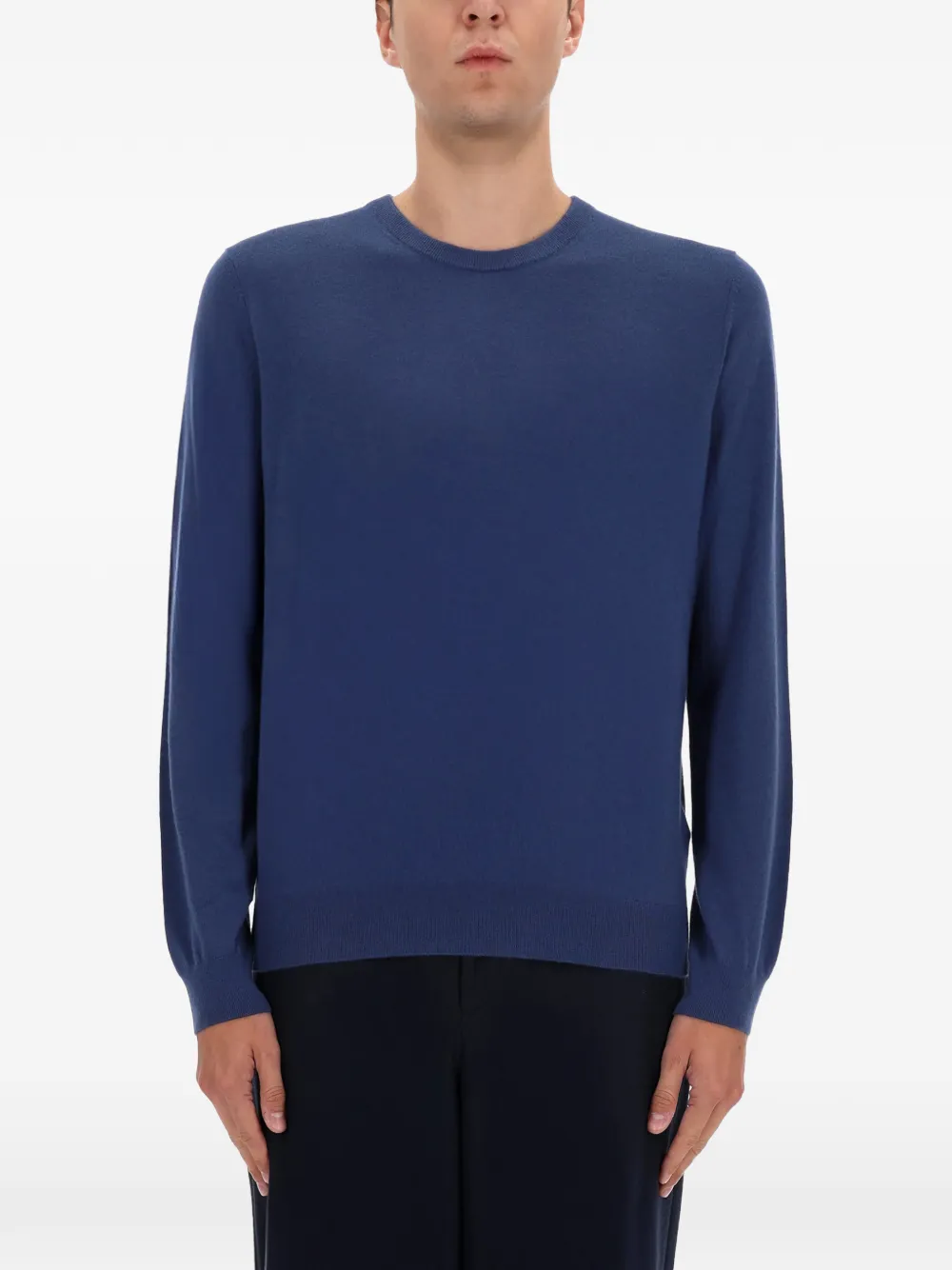 BOSS jersey con cuello redondo | azul | Image 1