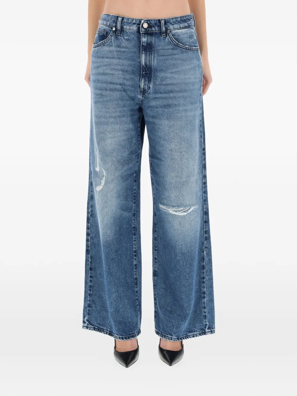 PT Torino ripped jeans - Blu