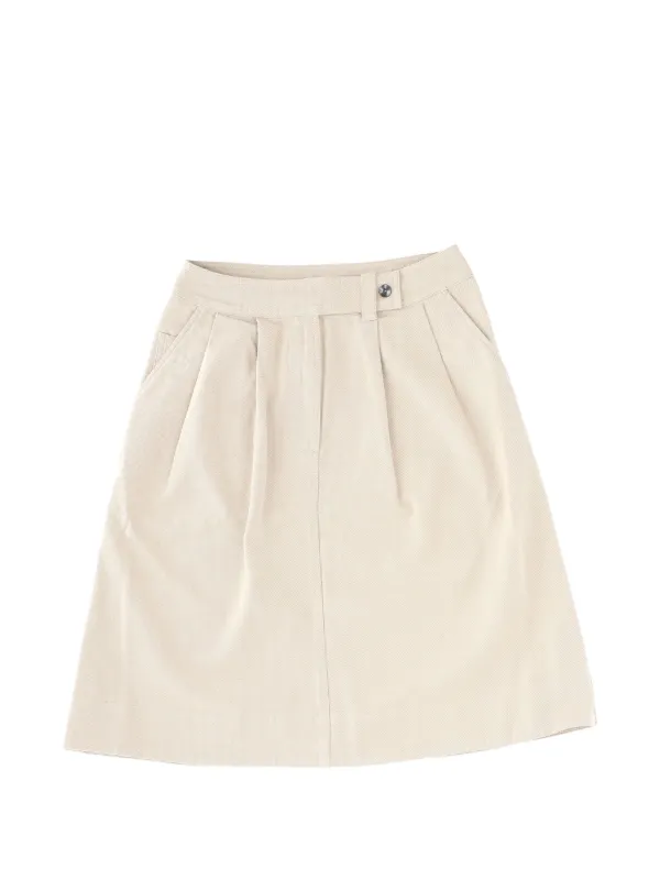 スカート MARGARET HOWELL COTTON PLEATED SKIRT 32435441_63971999_600.jpg
