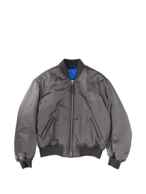 TOM FORD zip-up silk bomber jacket
