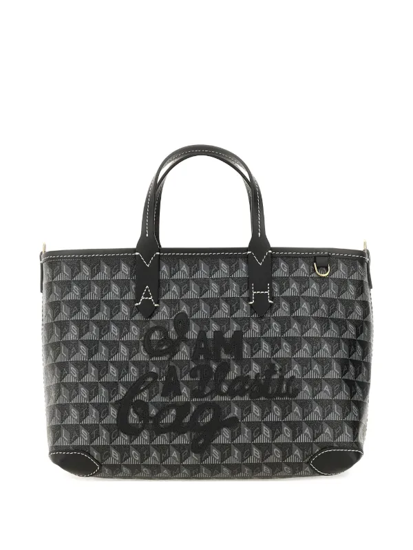 Anya Hindmarch Embellished Pattern Tote Bag in Black