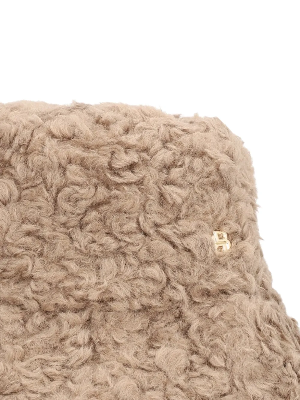 Hugo Boss Logo-plaque Bucket Hat In Neutral