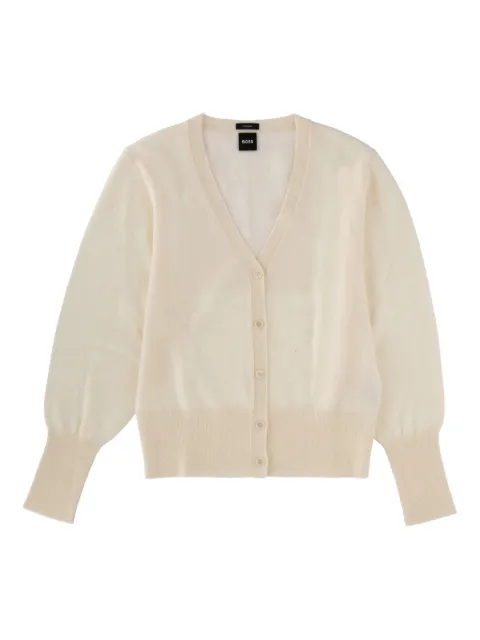 BOSS button v-neck cardigan