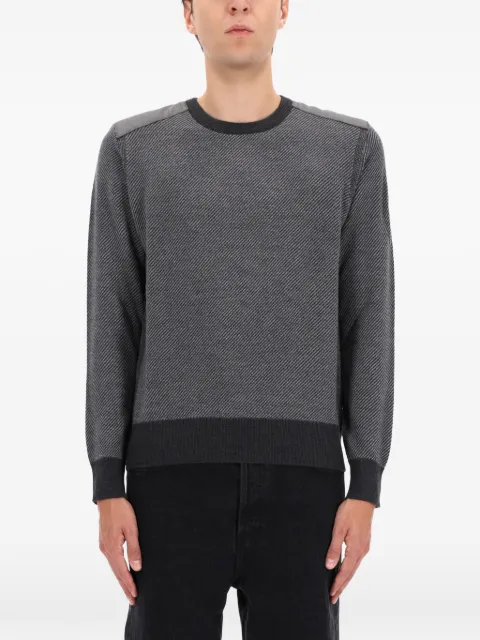 Belstaff shoulder-panel patterned sweater