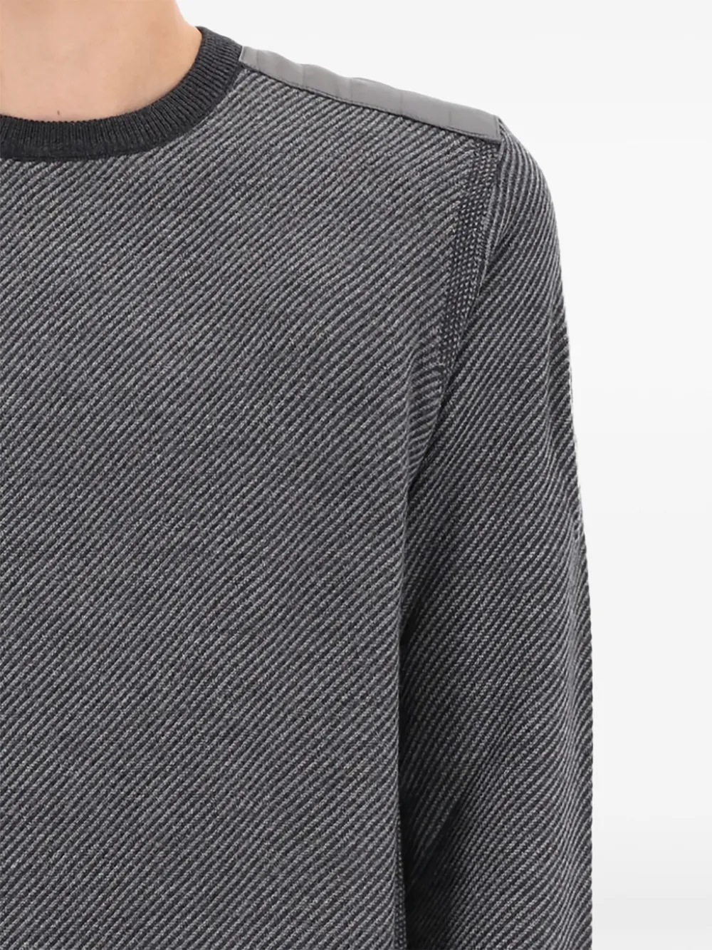 Belstaff shoulder-panel patterned sweater | Knitted Sweaters | Image 2