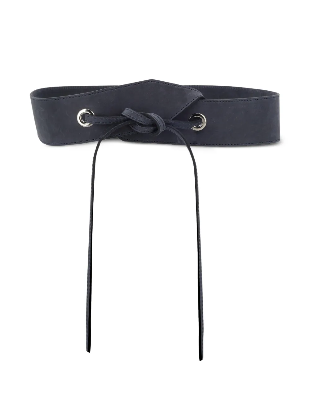 Paloma Wool knot-detail leather belt - Blu
