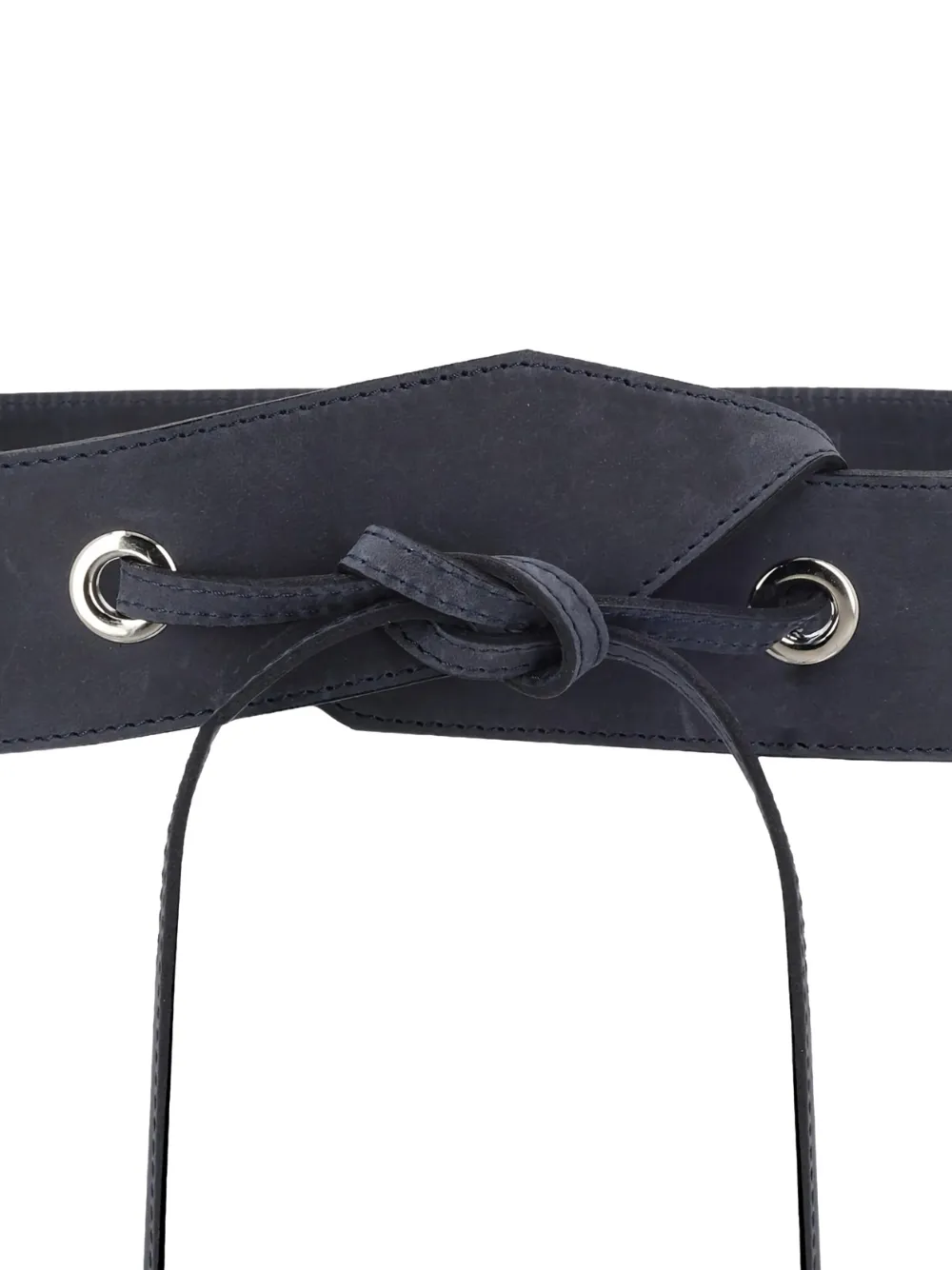 Paloma Wool knot-detail leather belt - Blauw