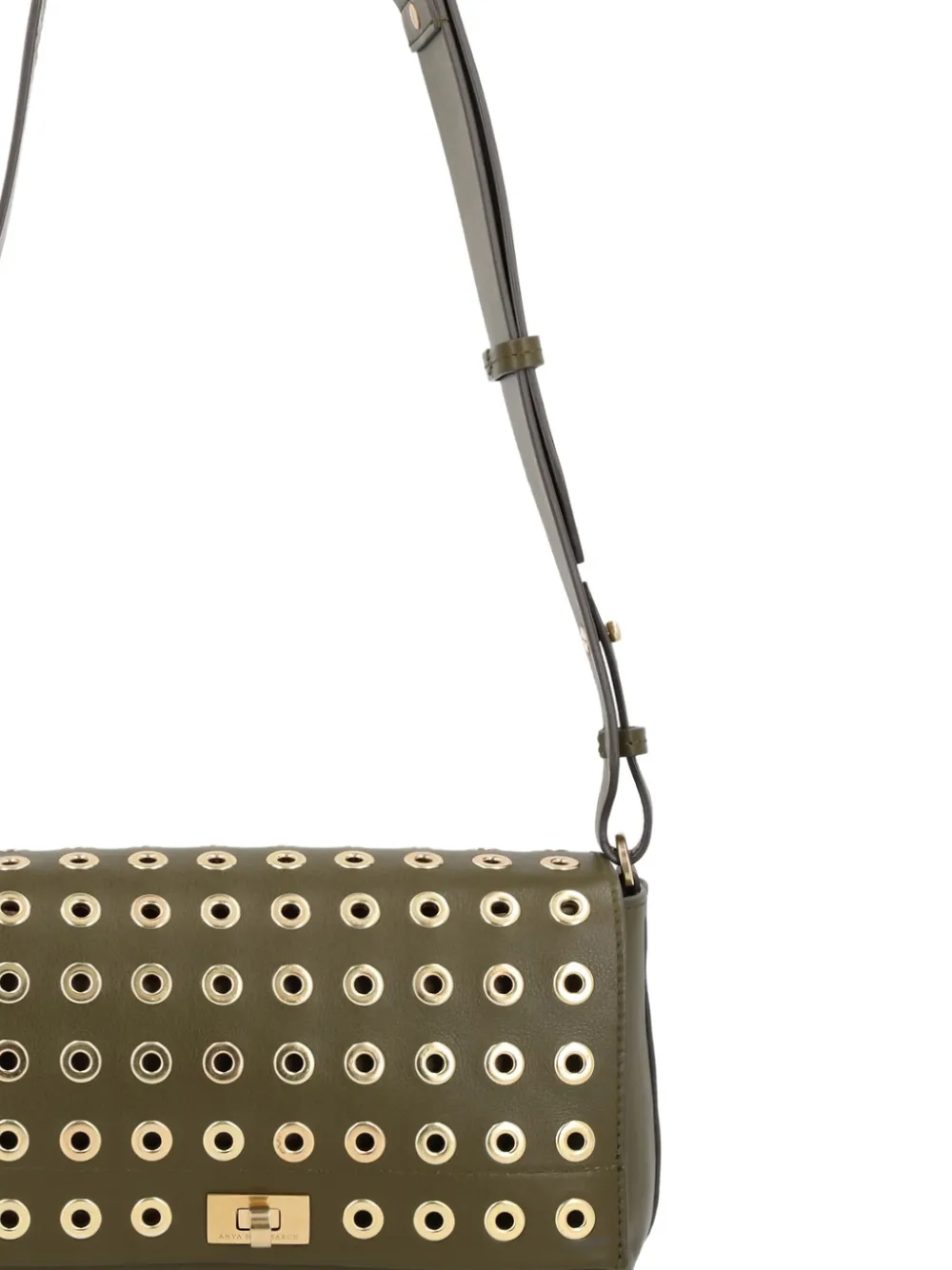 Anya Hindmarch eyelet-detail shoulder bag - Groen