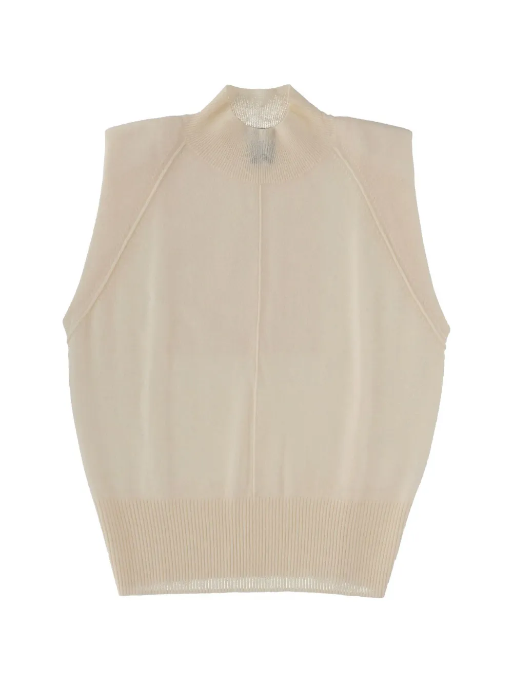 BOSS Weste mit Stehkragen - Nude