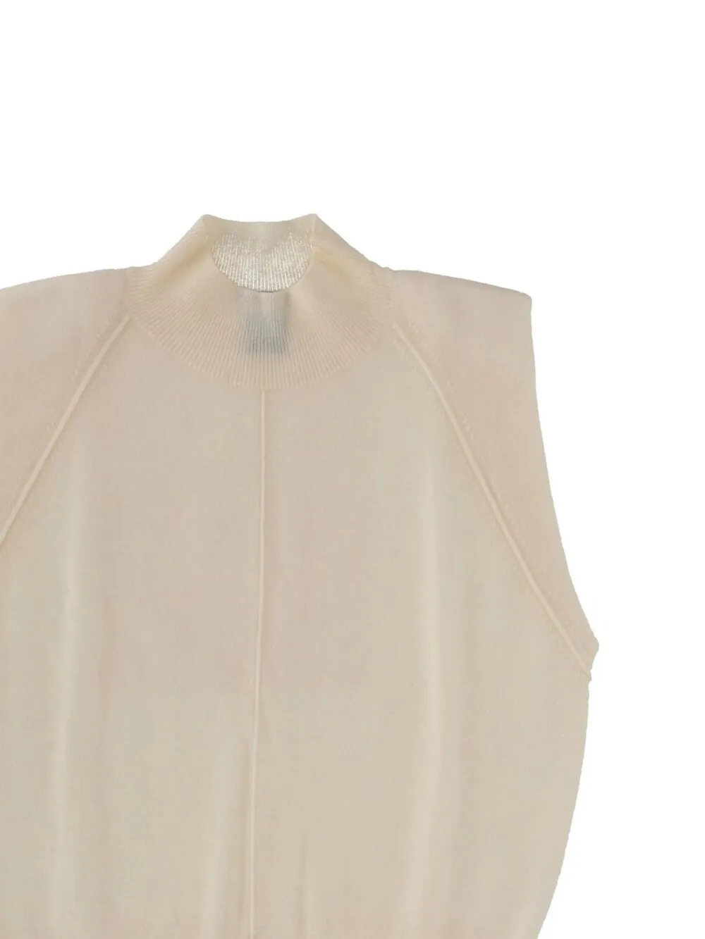 Funnel Neck Sleeveless Vest