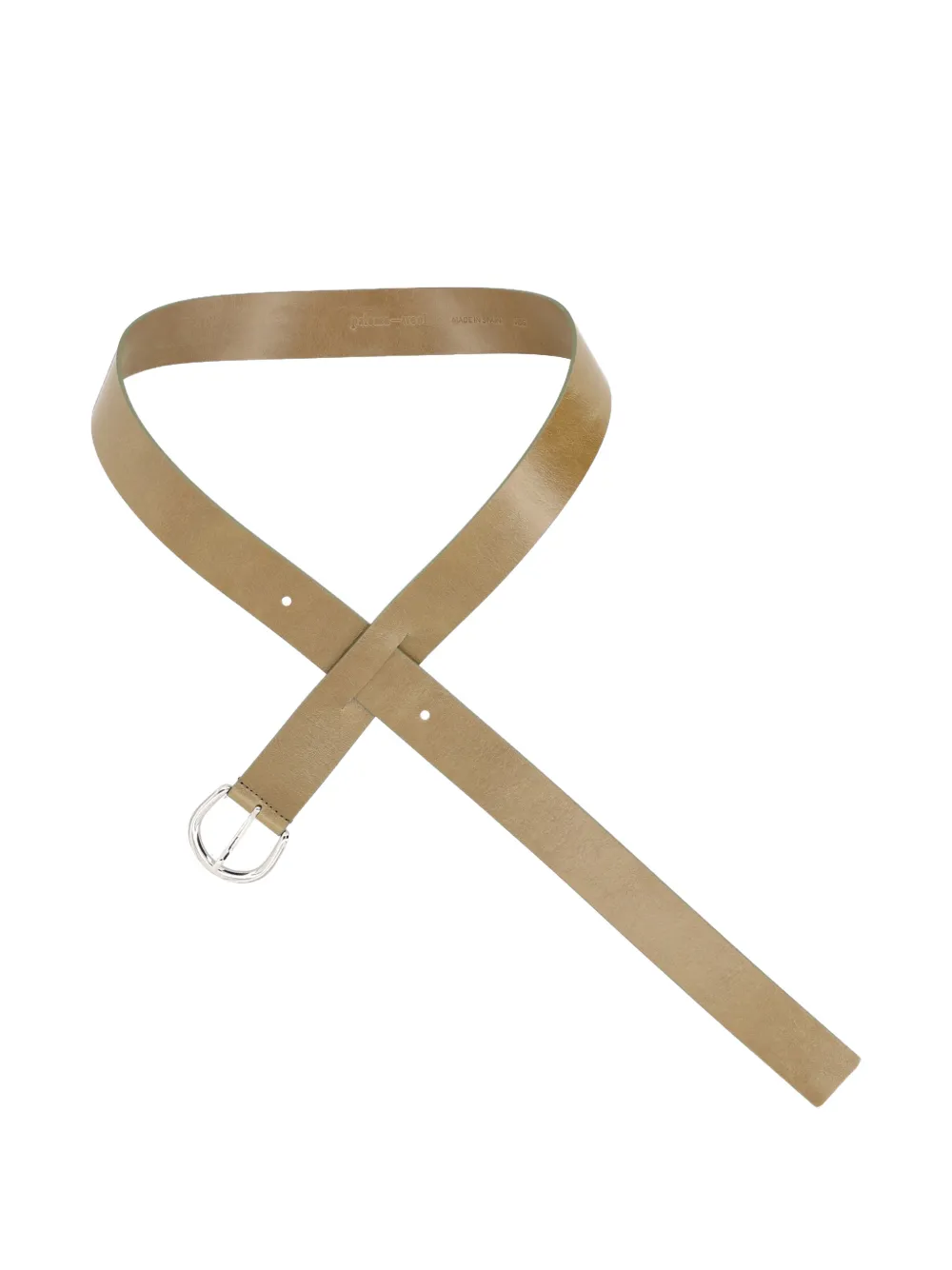 Paloma Wool Cintura in pelle con anello a D - Toni neutri