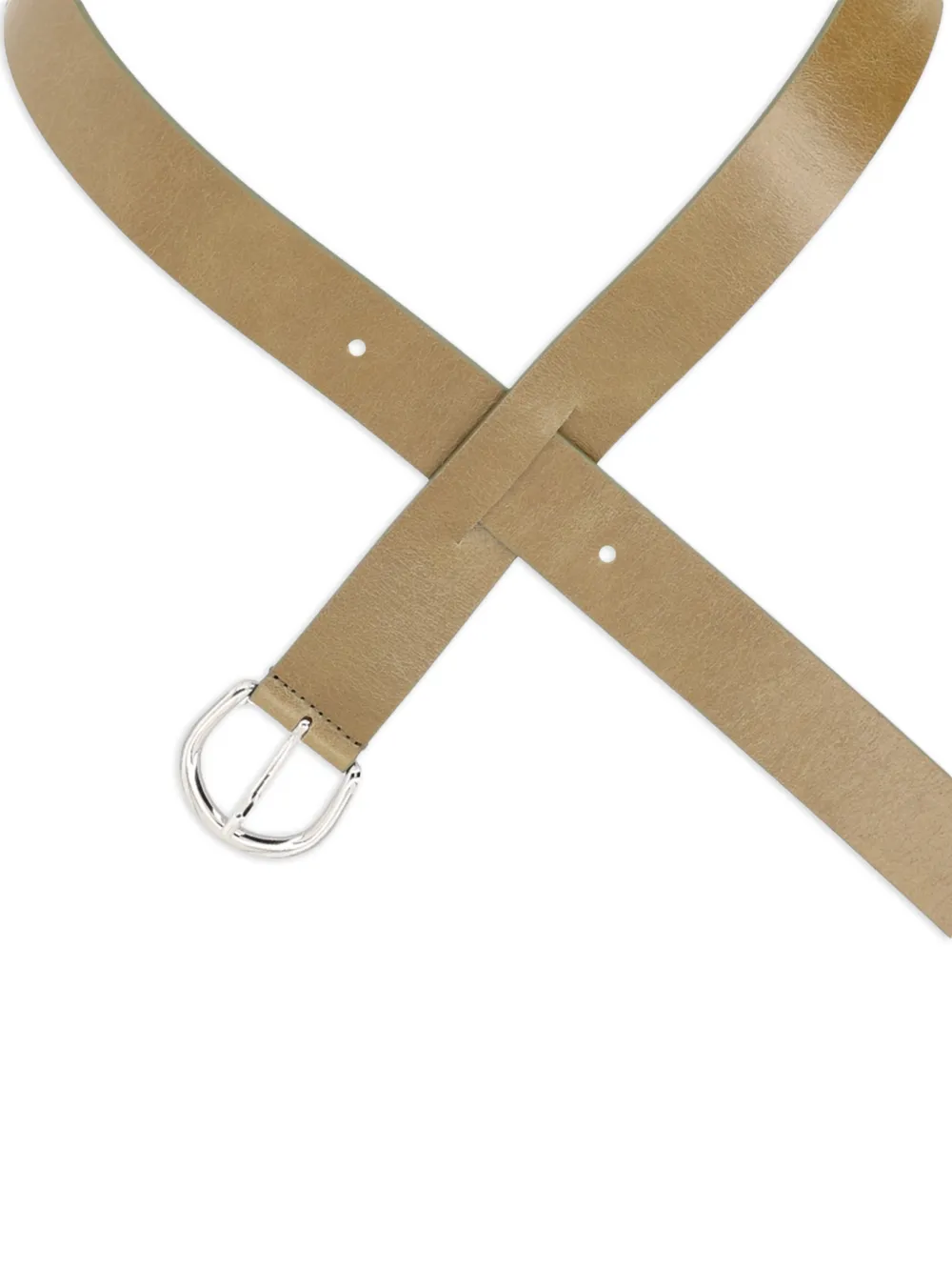 Paloma Wool D-ring leather belt - Beige