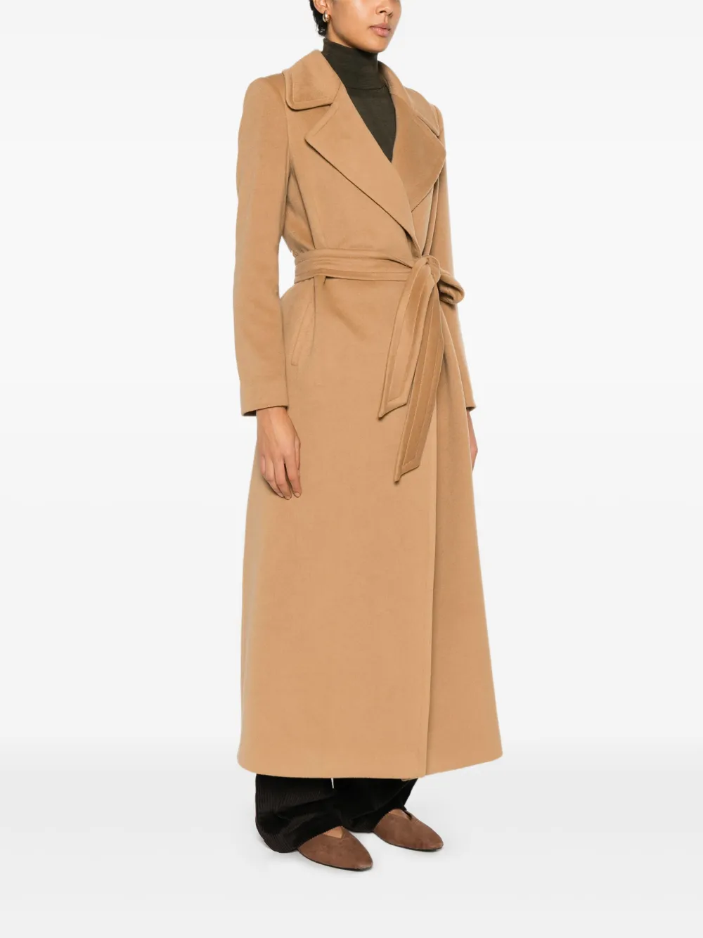 Tagliatore Melody jas met ceintuur Beige