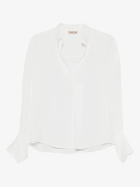 Blanca Vita buttoned-cuffs top