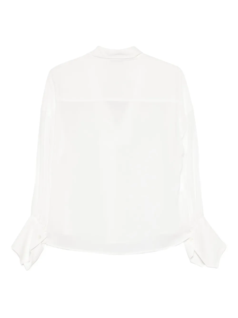 Blanca Vita buttoned-cuffs top - Wit