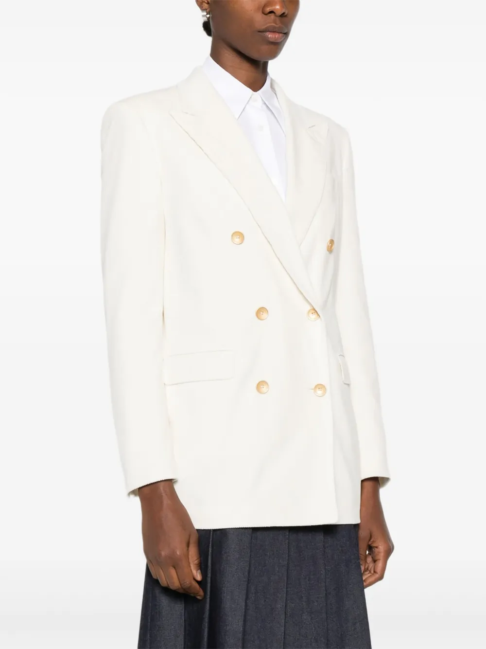 Tagliatore Blazer met dubbele rij knopen Beige