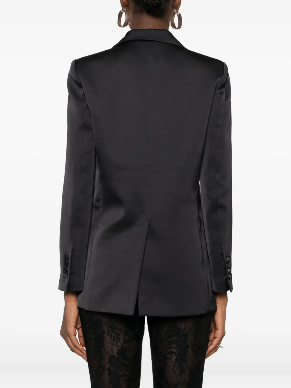 Blanca Vita Blazer met dubbele rij knopen Zwart