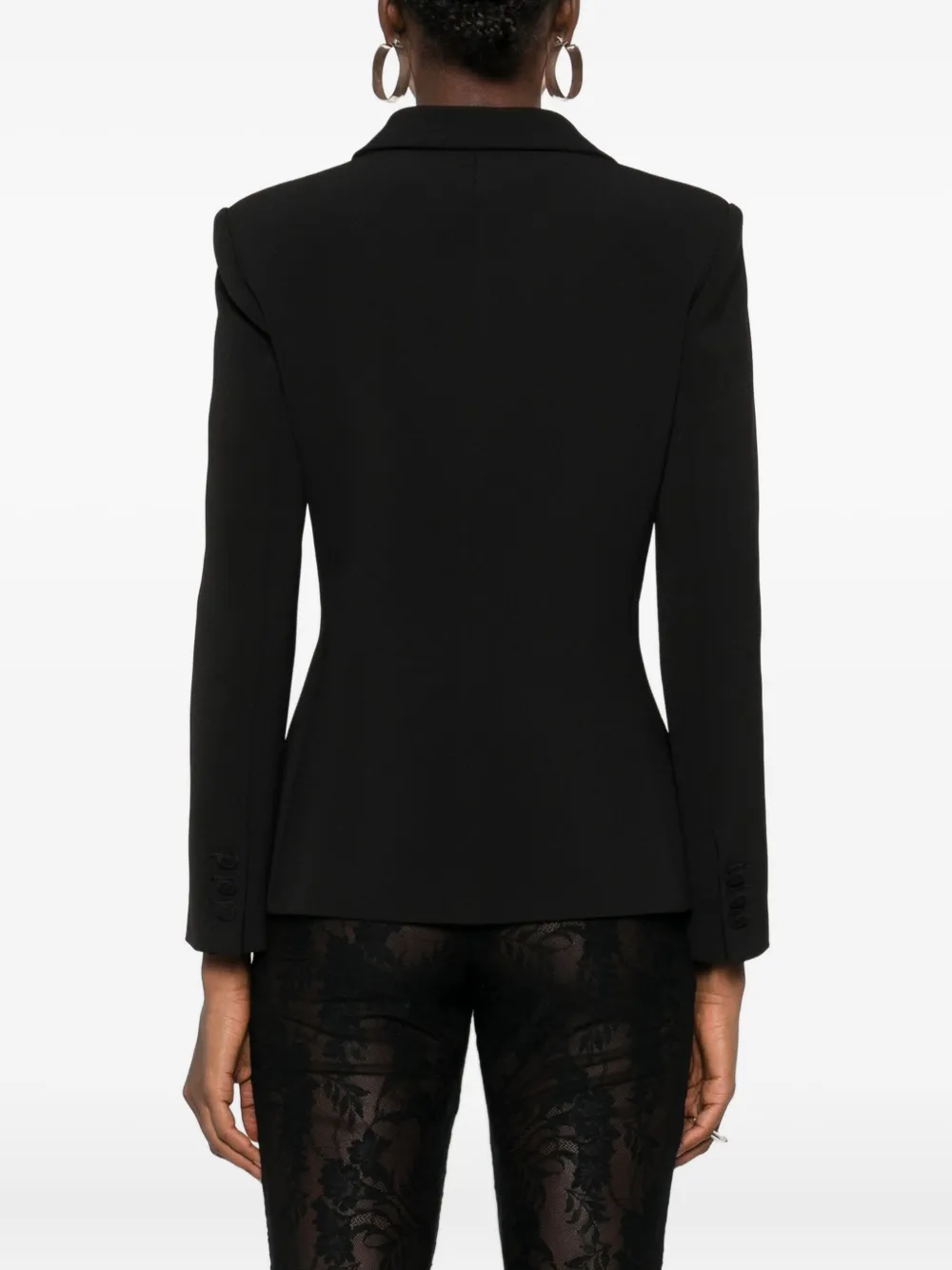 Blanca Vita Single-breasted Blazer In Black