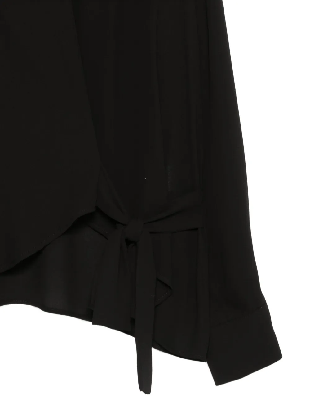 Blanca Vita Top met strikdetail Zwart