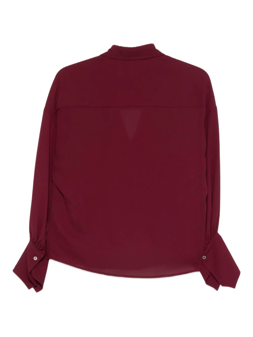 Blanca Vita buttoned-cuffs top - Rood