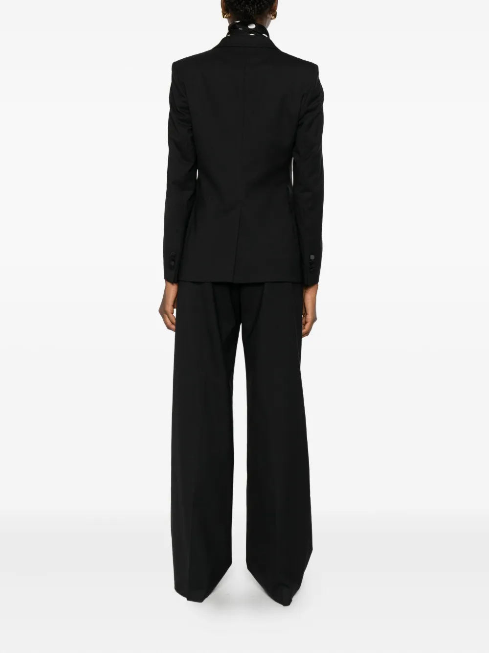 Tagliatore Pak met dubbele rij knopen Zwart