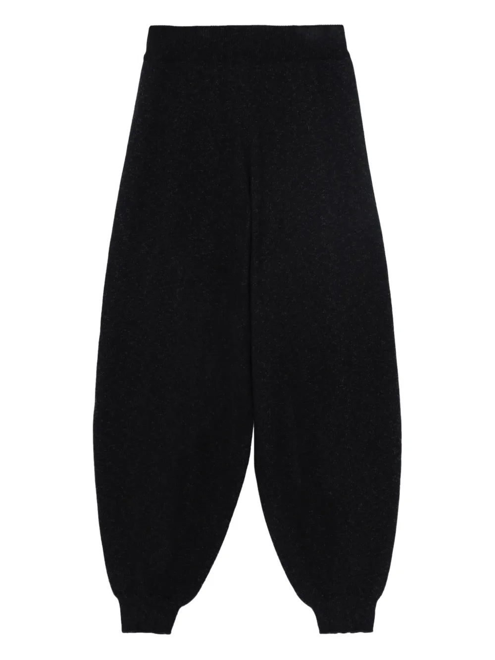 Cordera Cotton Knit Trousers In Black
