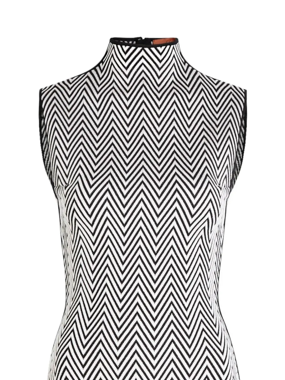 Missoni Mouwloze maxi-jurk met zigzag patroon - Wit