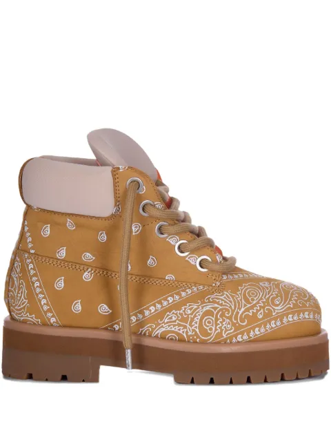PDF paisley-pattern boots