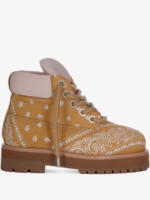 PDF paisley-pattern boots