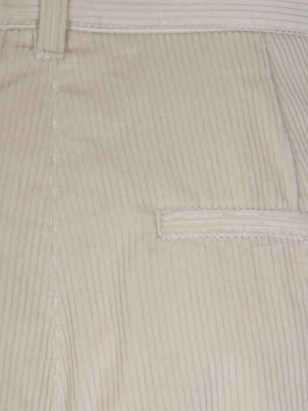 'S Max Mara Eneide ribfluwelen broek Wit