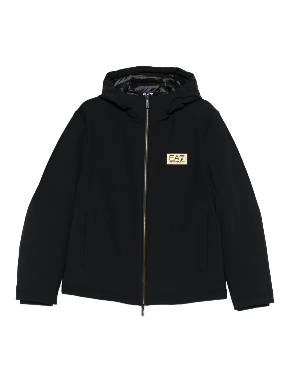 Ea7 Emporio Armani Gold Label hooded jacket - Nero